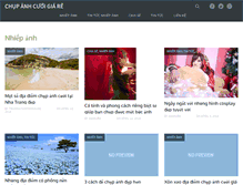Tablet Screenshot of chupanhcuoigiare.net